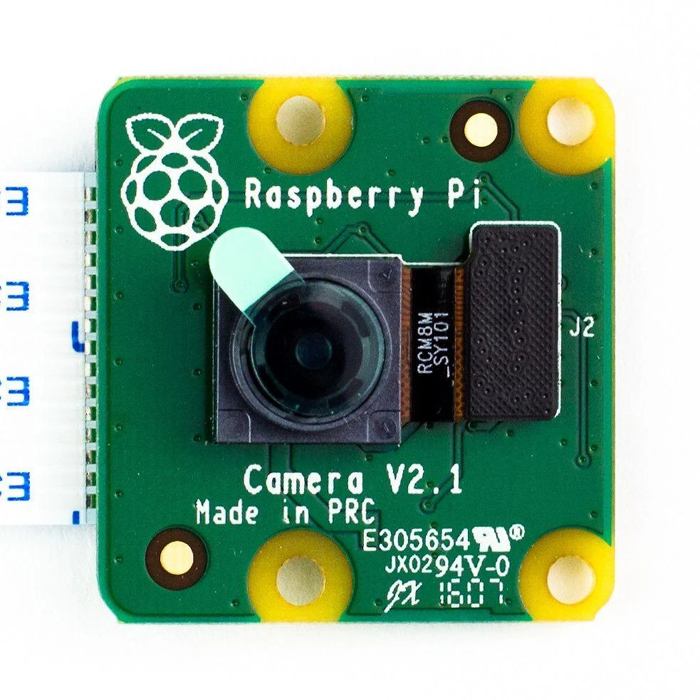 Raspberry Pi V2.1 kameros modulis iš arti