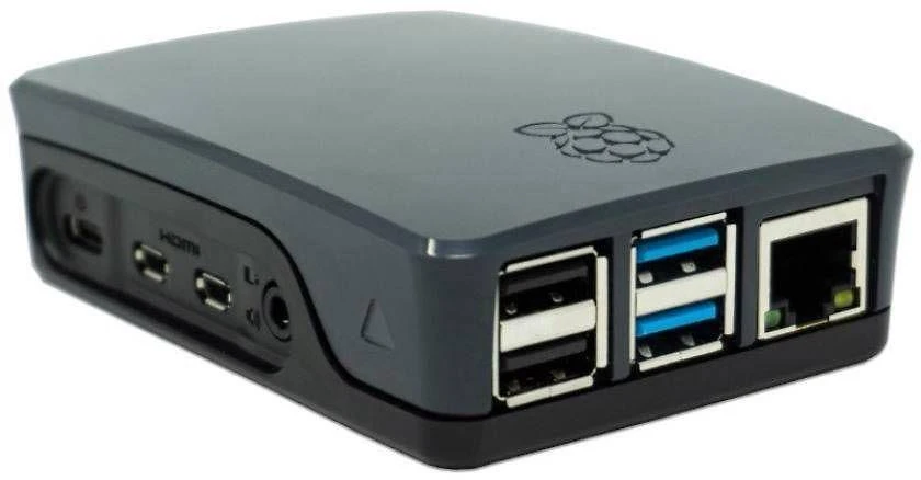 Oem Raspberry Pi Model 4B oficialus korpusas - grafitas
