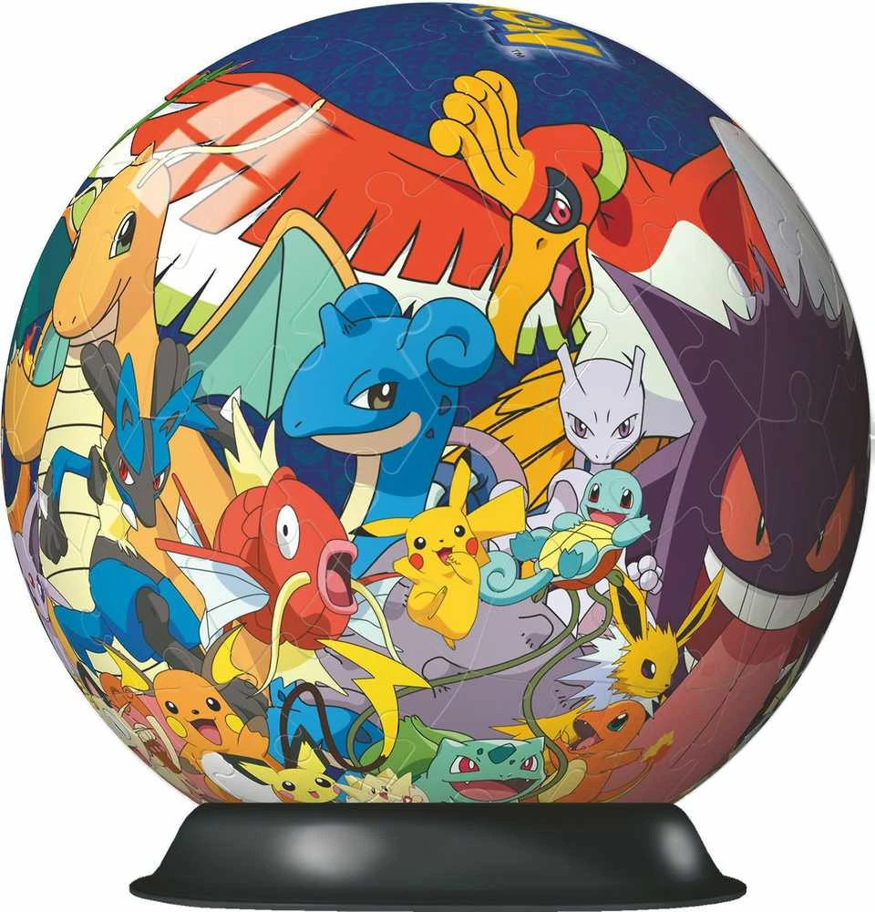 Ravensburger 3D Dėlionė 72 vnt. - Pokemon kamuolys