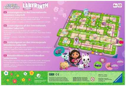 Ravensburger Besikeičiantis labirintas Gabby's Dollhouse Junior stalo žaidimas