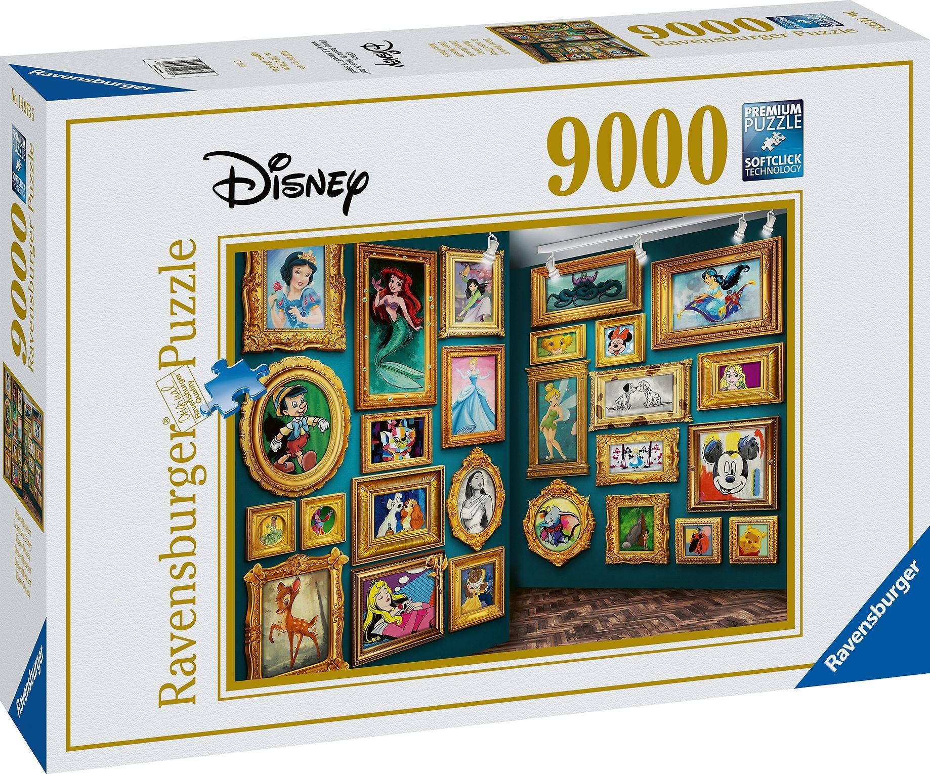 Ravensburger Dėlionė 9000 vnt. - Disney personažų muziejus
