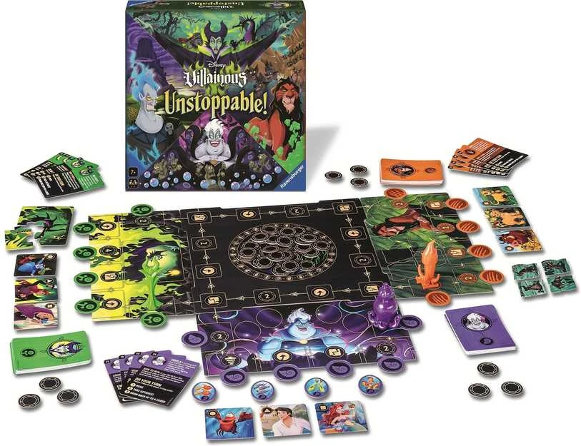 Ravensburger Disney Villainous Unstoppable! Englanninkielinen