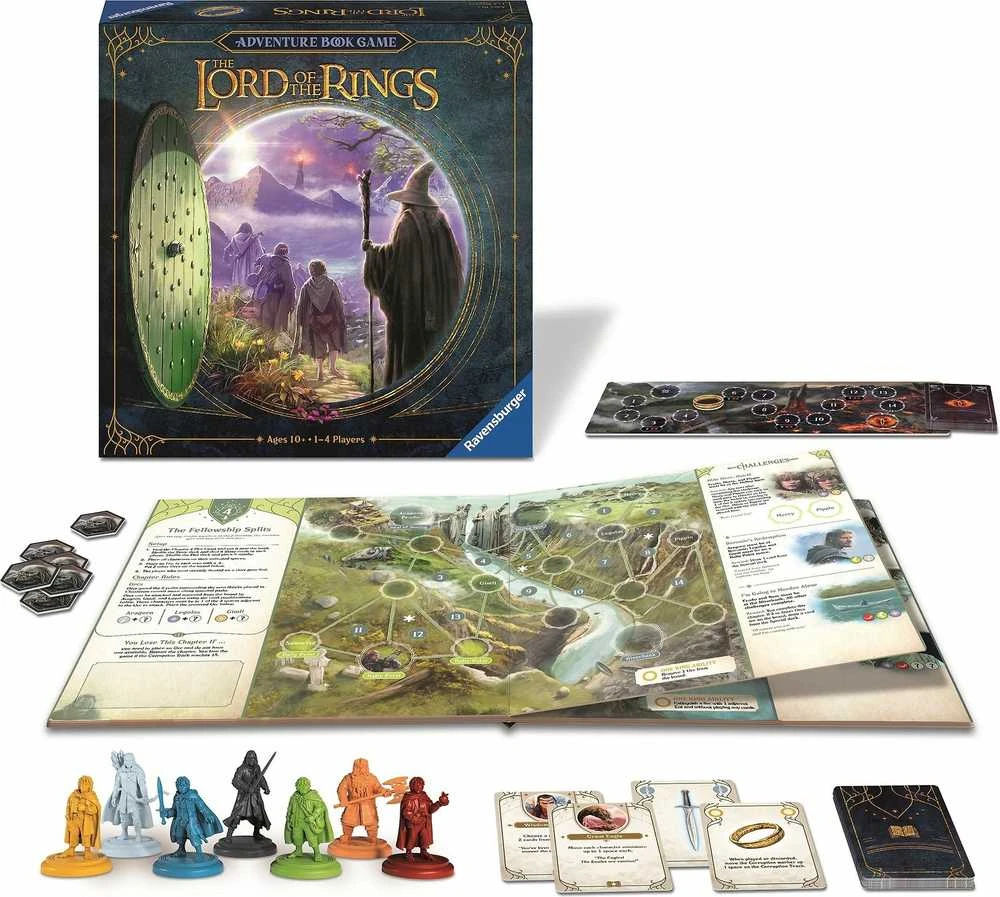 Ravensburger Žiedų valdovo nuotykių knygos žaidimas ENG