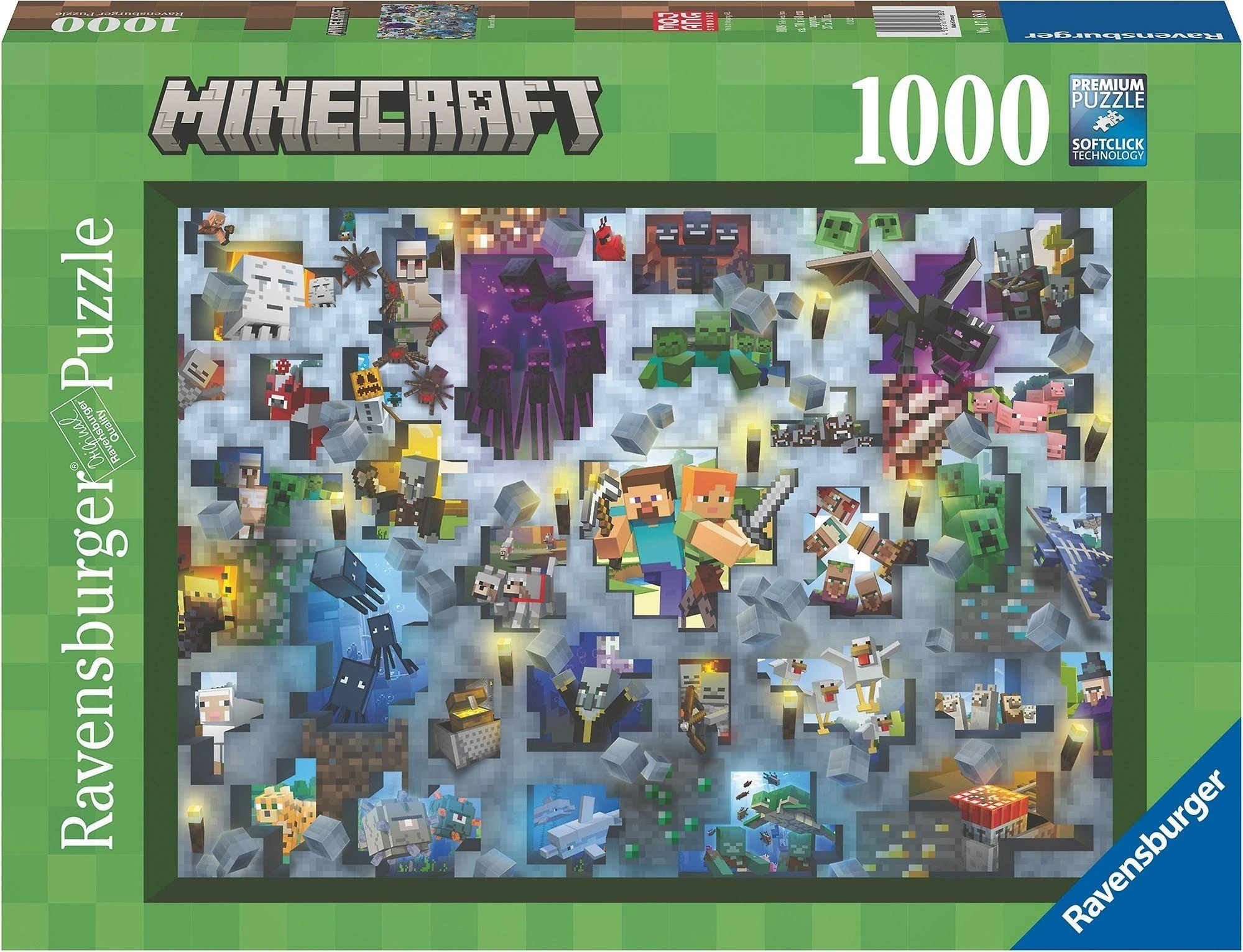 Ravensburger Dėlionė 1000 vnt. - Minecraft