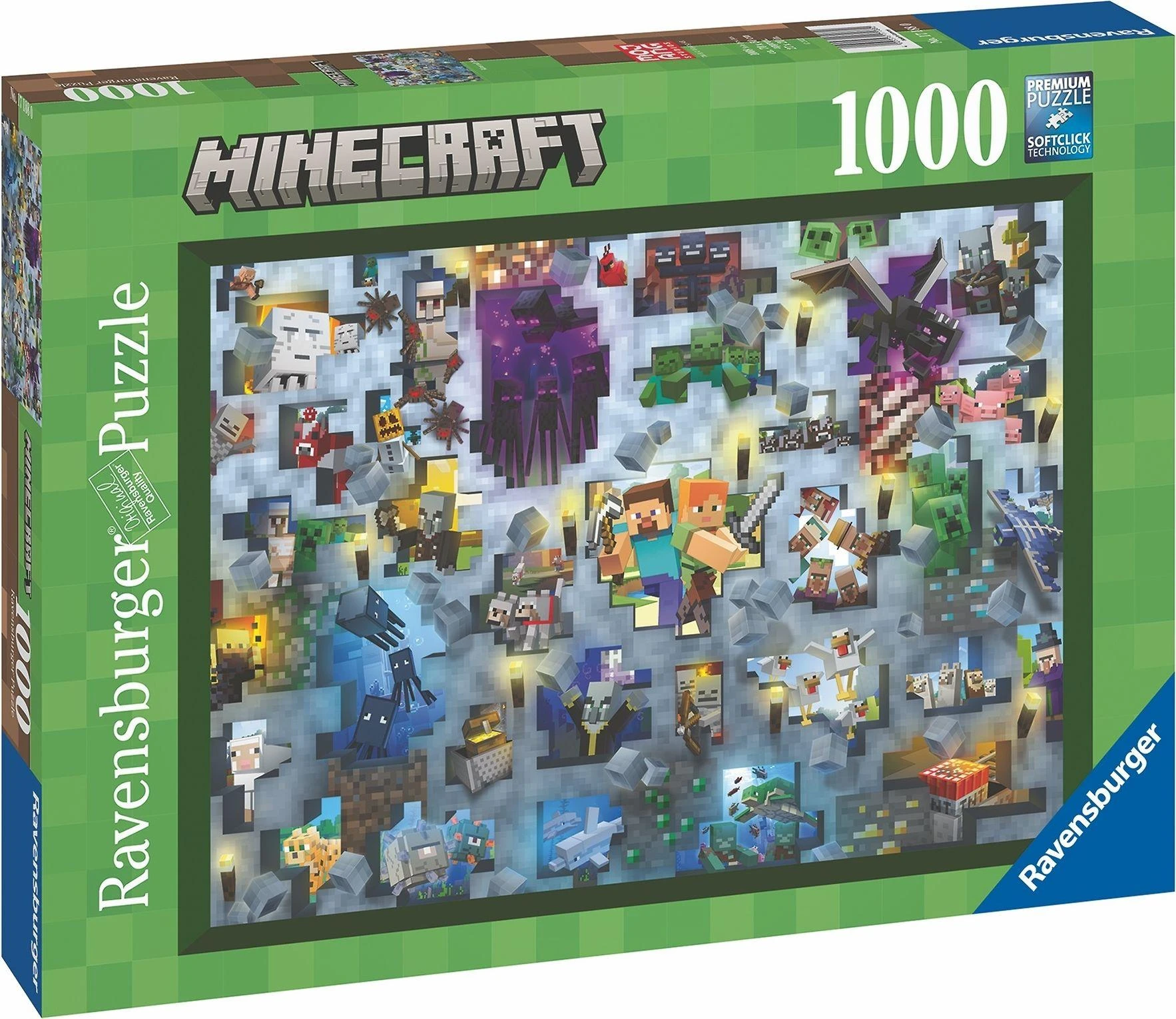 Ravensburger Dėlionė 1000 vnt. - Minecraft