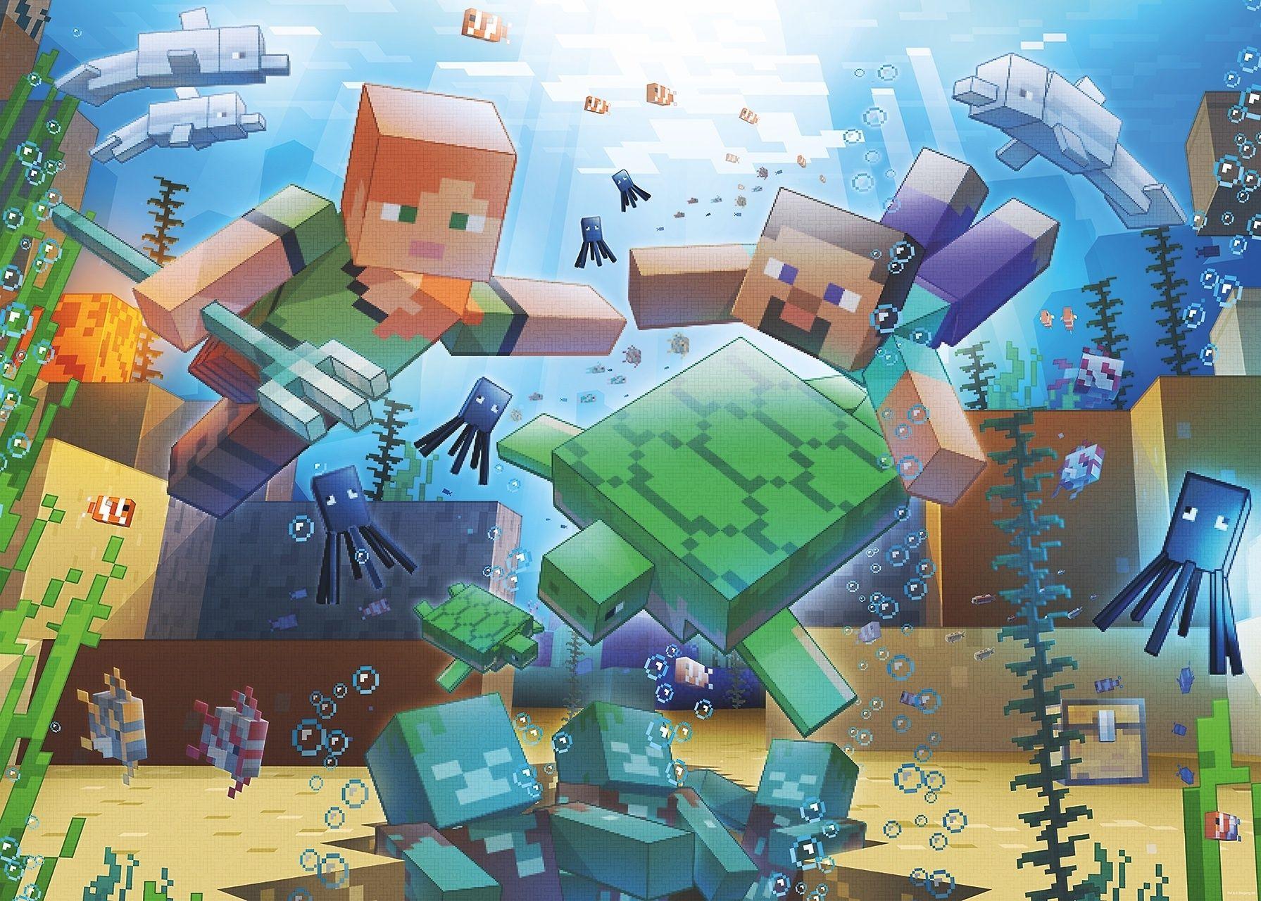 Ravensburger Dėlionė 1000 vnt. - Minecraft aprašymas - Prekės nuotrauka