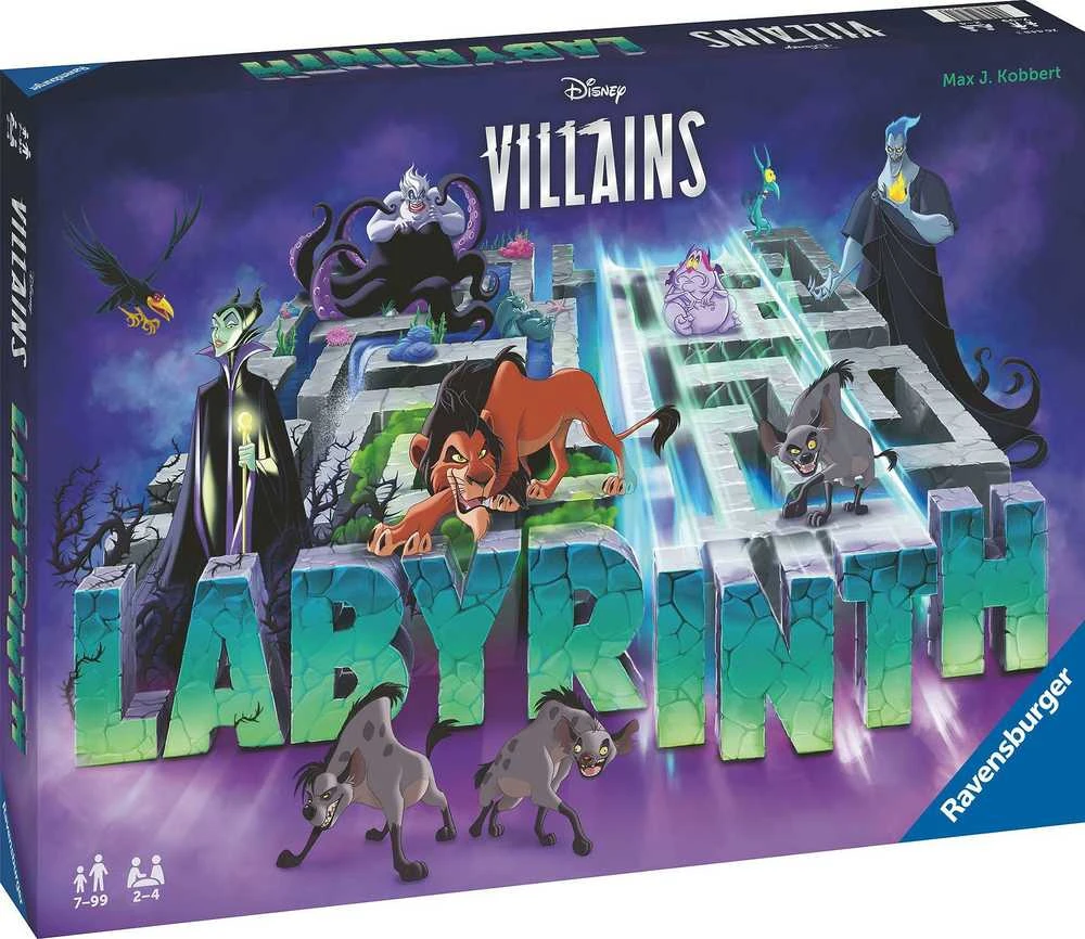 Ravensburger Muuttuva Labyrintti Disney Villains -lautapeli