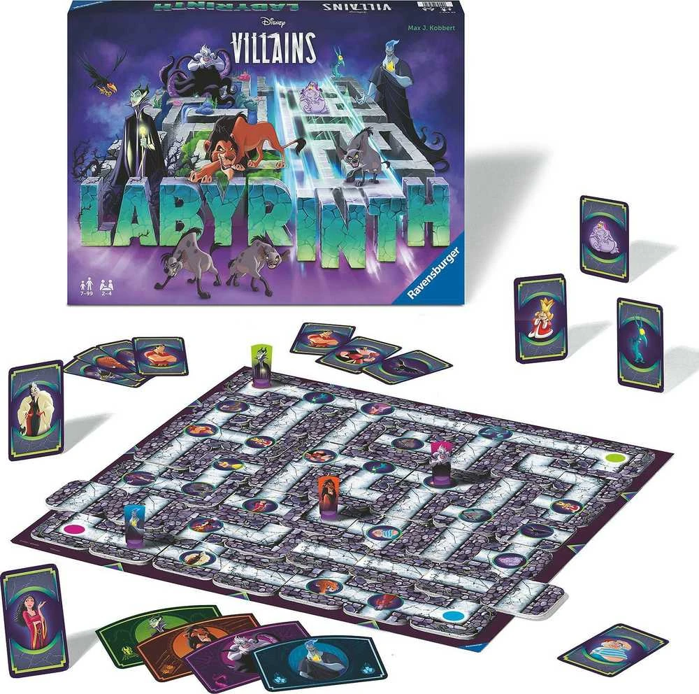 Ravensburger Muuttuva Labyrintti Disney Villains -lautapeli