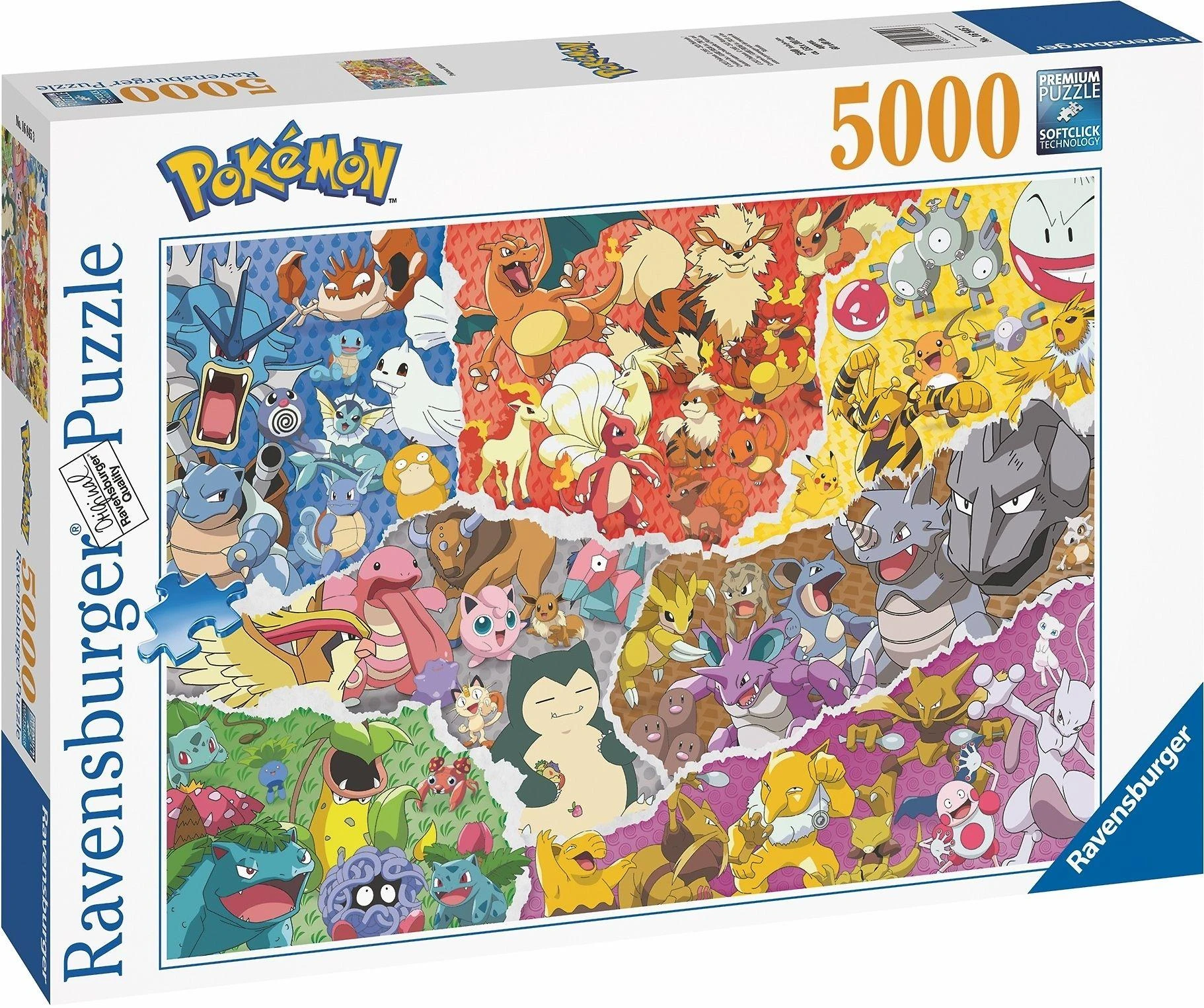 Ravensburger Dėlionė 5000 vnt. - Pokemonai
