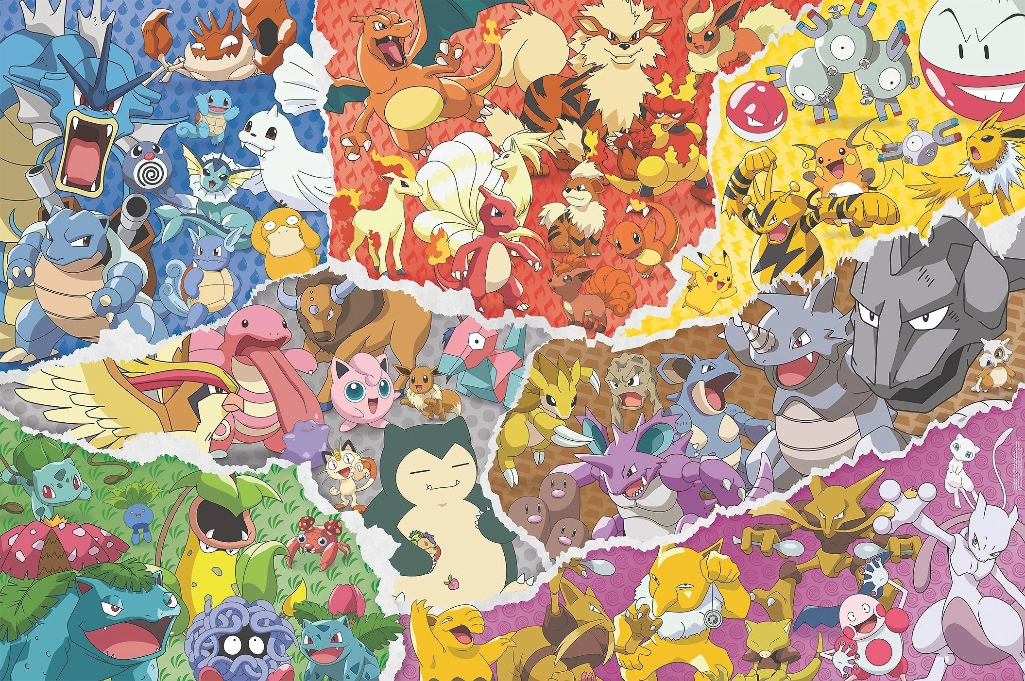 Ravensburger Dėlionė 5000 vnt. - Pokemonai