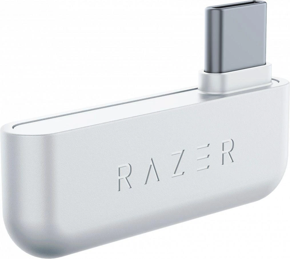 Belaidės žaidimų ausinės Razer Barracuda X Mercury, baltos spalvos