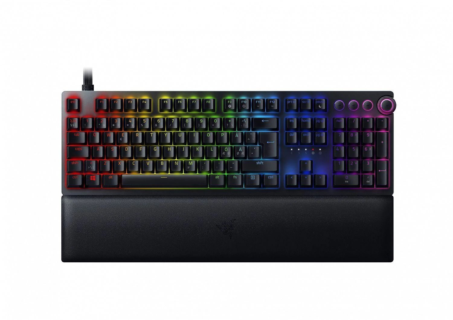 Analoginė Optinė Žaidimų klaviatūra Razer Huntsman V2, Nordic išdėstymas