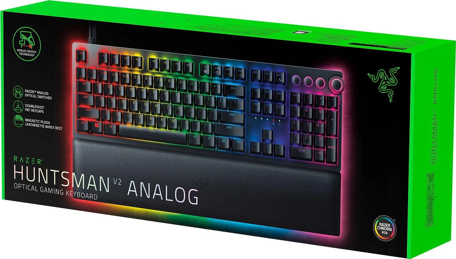 Analoginė Optinė Žaidimų klaviatūra Razer Huntsman V2, Nordic išdėstymas