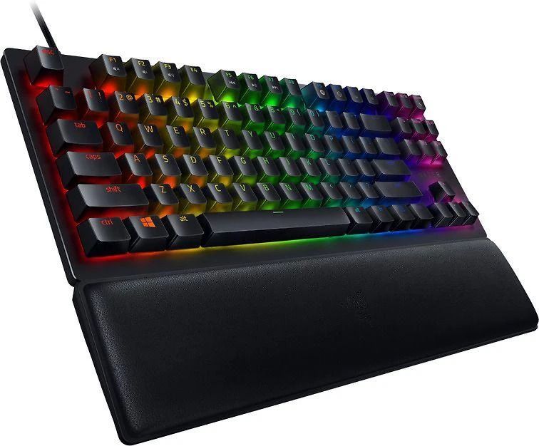 Razer Huntsman V2 Tenkeyless, Optinė Klaviatūra žaidimams, RGB LED pašvietimas, Nordic išdėstymas, Linear Red Switch