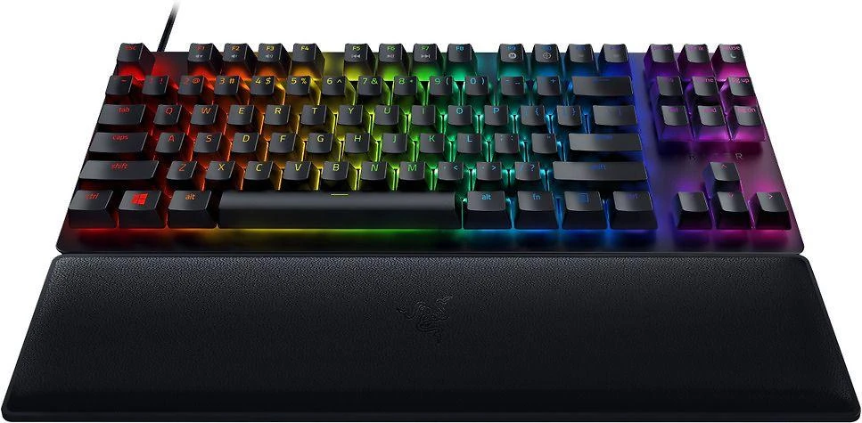 Razer Huntsman V2 Tenkeyless, Optinė Klaviatūra žaidimams, RGB LED pašvietimas, Nordic išdėstymas, Linear Red Switch
