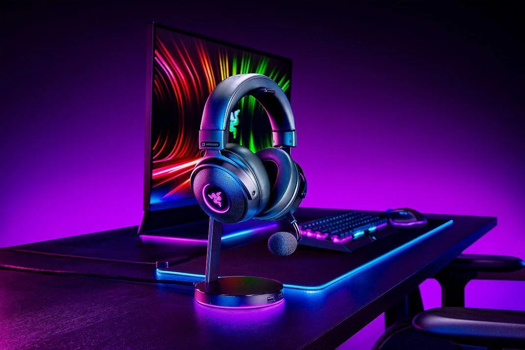 Belaidės Žaidimų ausinės Razer Kraken V3 Pro, Juodos