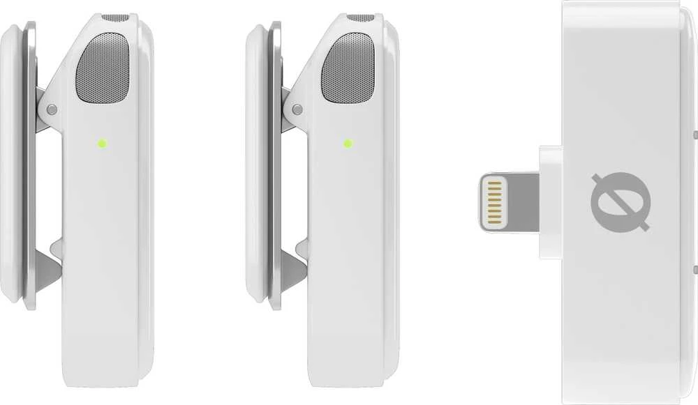 „Rode Wireless Micro“ („Lightning“, „Baltas“)