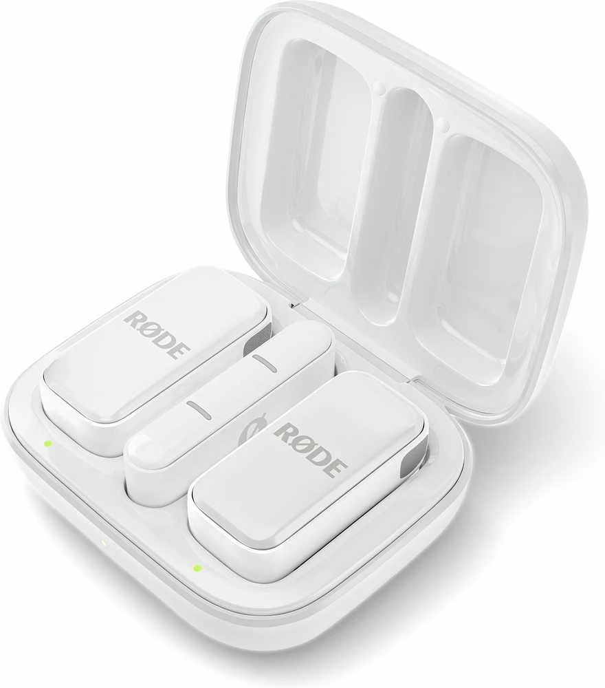 „Rode Wireless Micro“ („Lightning“, „Baltas“)