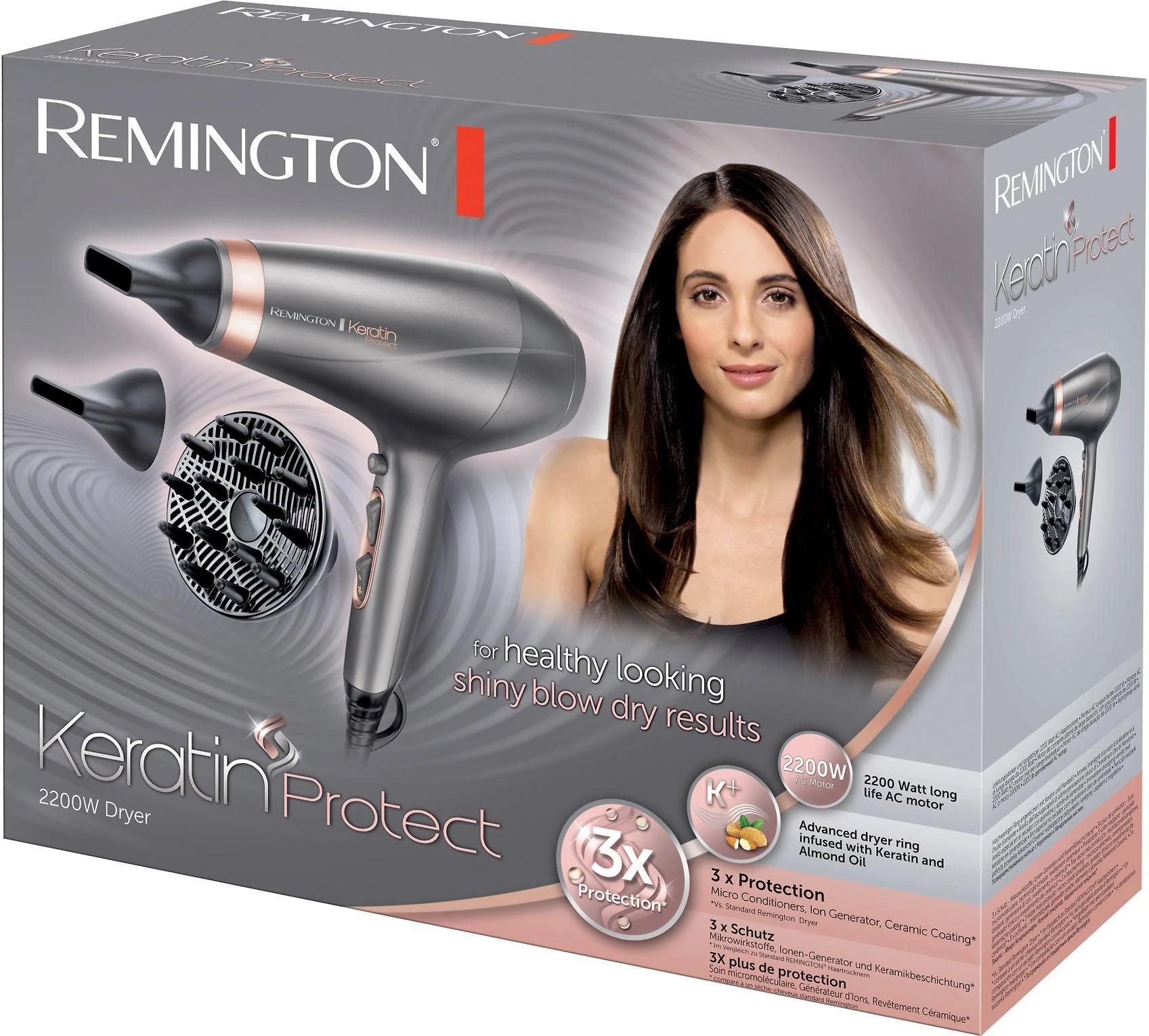 Plaukų džiovintuvas Remington AC8820 Sidabras 2200 W