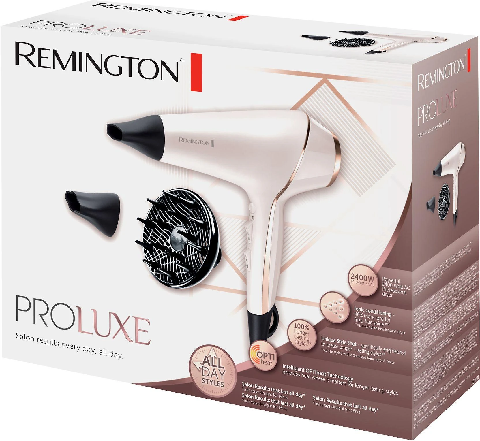 Plaukų džiovintuvas Remington AC9140 Rusvai gelsvas, Juoda 2400 W