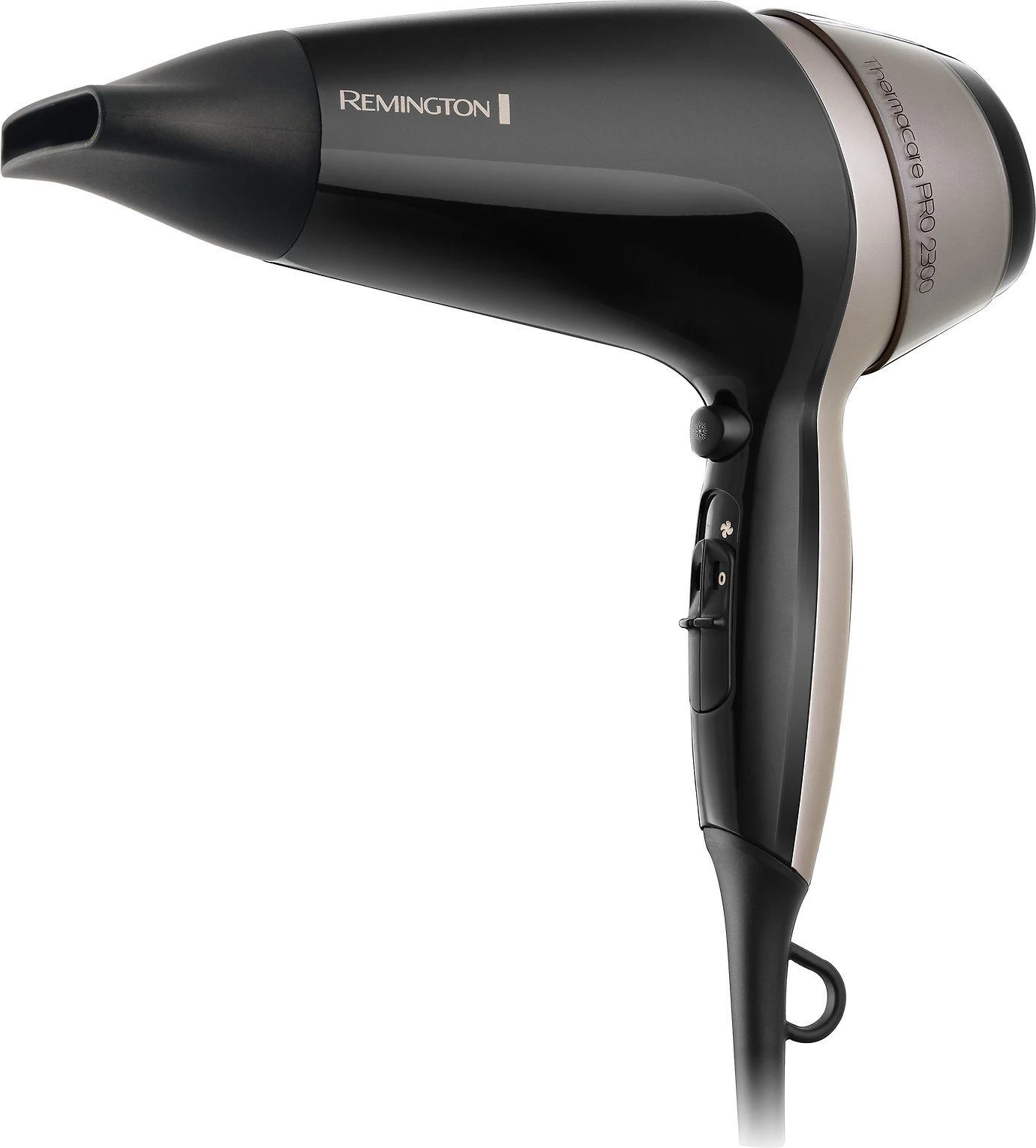 Remington | Plaukų džiovintuvas | Thermacare PRO 2300 D5715 | 2300 W | Number of temperature settings 3 | Ionic function | Diffuser nozzle | Juodas