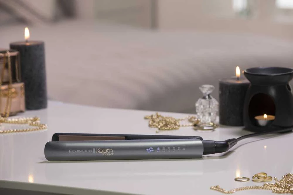 Remington | Plaukų tiesintuvas | S8598 Smartpro | Ceramic heating system | Ekranas Digital | Temperature (min) 150 °C | Temperature (max) 230 °C | Number of heating levels 5 | Pilkas