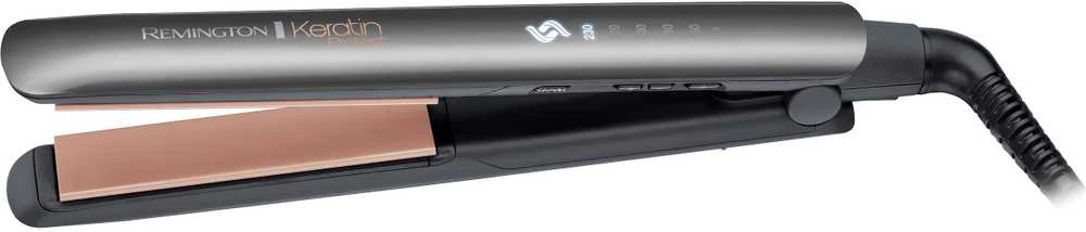 Remington | Plaukų tiesintuvas | S8598 Smartpro | Ceramic heating system | Ekranas Digital | Temperature (min) 150 °C | Temperature (max) 230 °C | Number of heating levels 5 | Pilkas