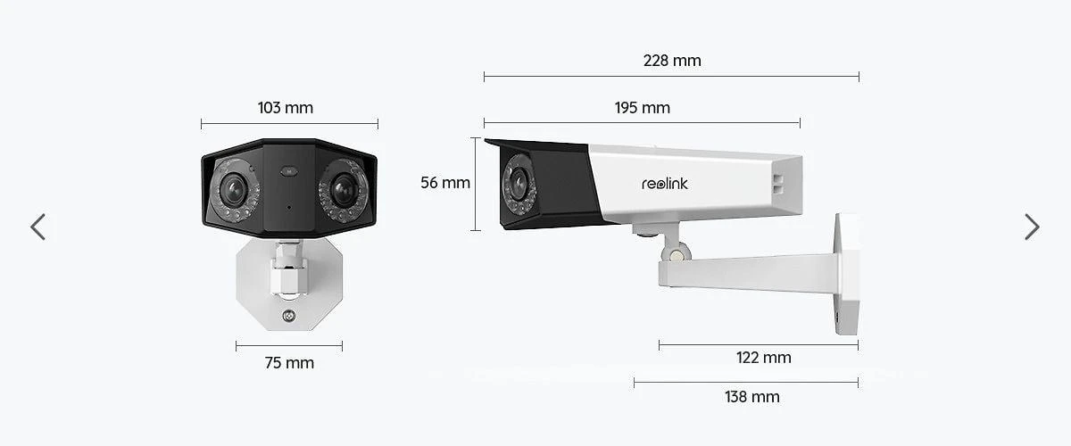 Reolink – Duo 2 PoE (P730) 4K lauko PoE kamera – balta