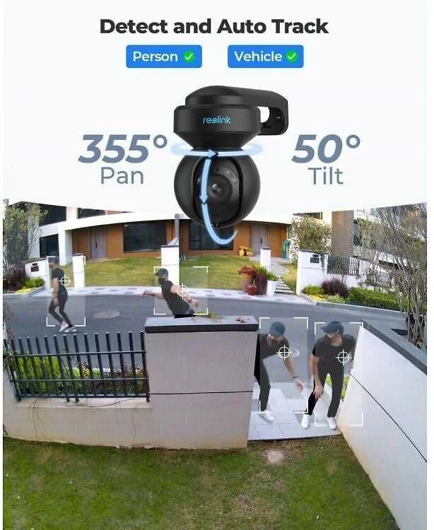 Reolink E1 Outdoor -valvontakamera ulko- ja sisäkäyttöön, musta