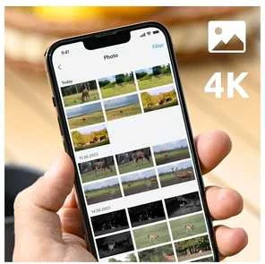 „Reolink Go G450 4K PT“ baterijos kamera su 4G/LTE + saulės baterija 2 – kamufliažinis