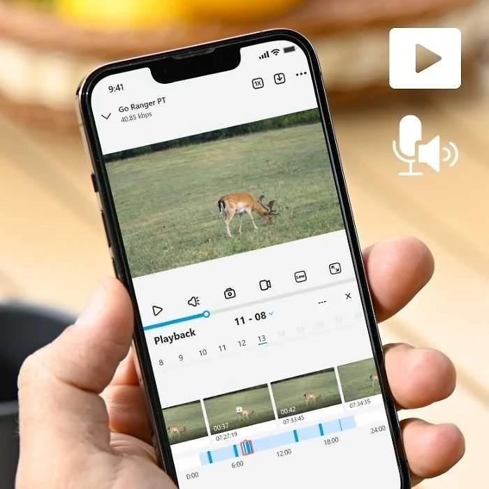 Reolink | Medžioklės kamera su saulės baterija | Go serija G450 | PTZ | 8 MP | Fiksuota | Micro SD, maks. 128 GB