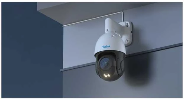 Reolink | Išmanioji 4K PoE apsaugos kamera su 16 kartų optiniu priartinimu | P850 | PTZ | 8 MP | 5,3–86 mm / maks. F1,6 | Maitinimas per Ethernet (PoE) | IP66 | H.265/H.264 | „Micro SD“, maks. 256 GB