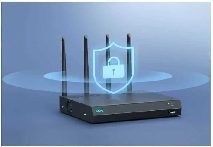 „Reolink WN12W“ 12 kanalų „Wi-Fi 6“ NVR įrašymo įrenginys, skirtas 24 valandas per parą ir 7 dienas per savaitę atlikti vietinius įrašus | Reolink