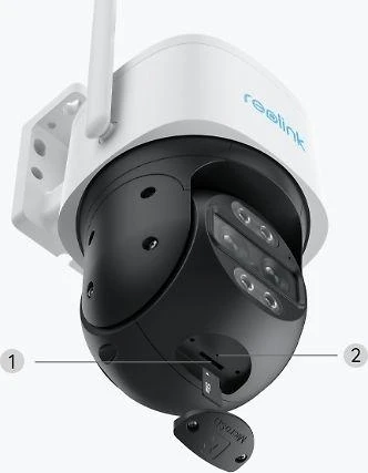 Reolink | IP kamera | TrackMix WiFi | PTZ | 8 MP | 2,8/8 | IP65 | H.264/H.265 | „Micro SD“, maks. 256 GB