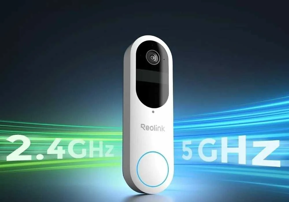 Reolink Baltas Video Doorbell WiFi 2K | 4MP | Wired & Baterija