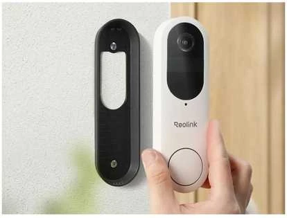 Reolink Baltas Video Doorbell WiFi 2K | 4MP | Wired & Baterija