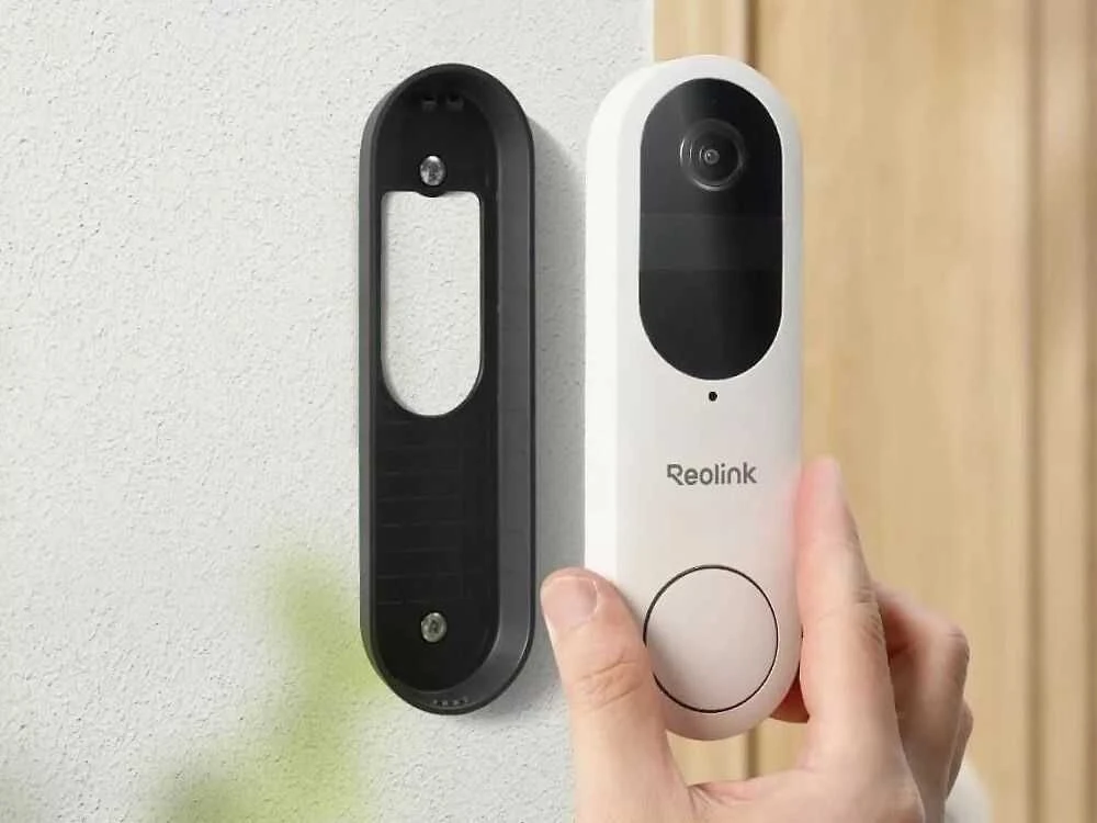 Reolink Baltas Video Doorbell WiFi 2K | 4MP | Wired & Baterija