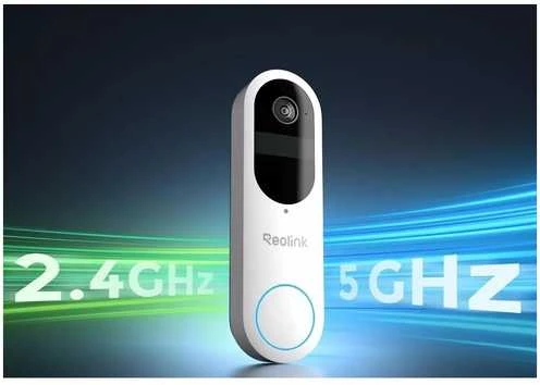 Reolink Baltas Video Doorbell WiFi 2K | 4MP | Wired & Baterija