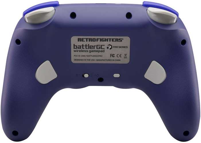 „Retro Fighters RF BattlerGC Pro“ belaidis valdiklis, violetinis