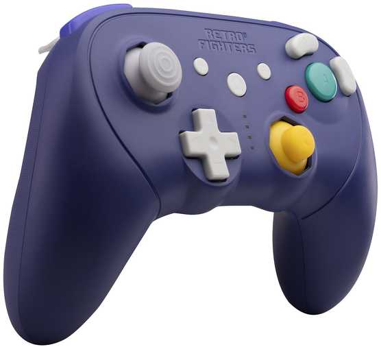 „Retro Fighters RF BattlerGC Pro“ belaidis valdiklis, violetinis
