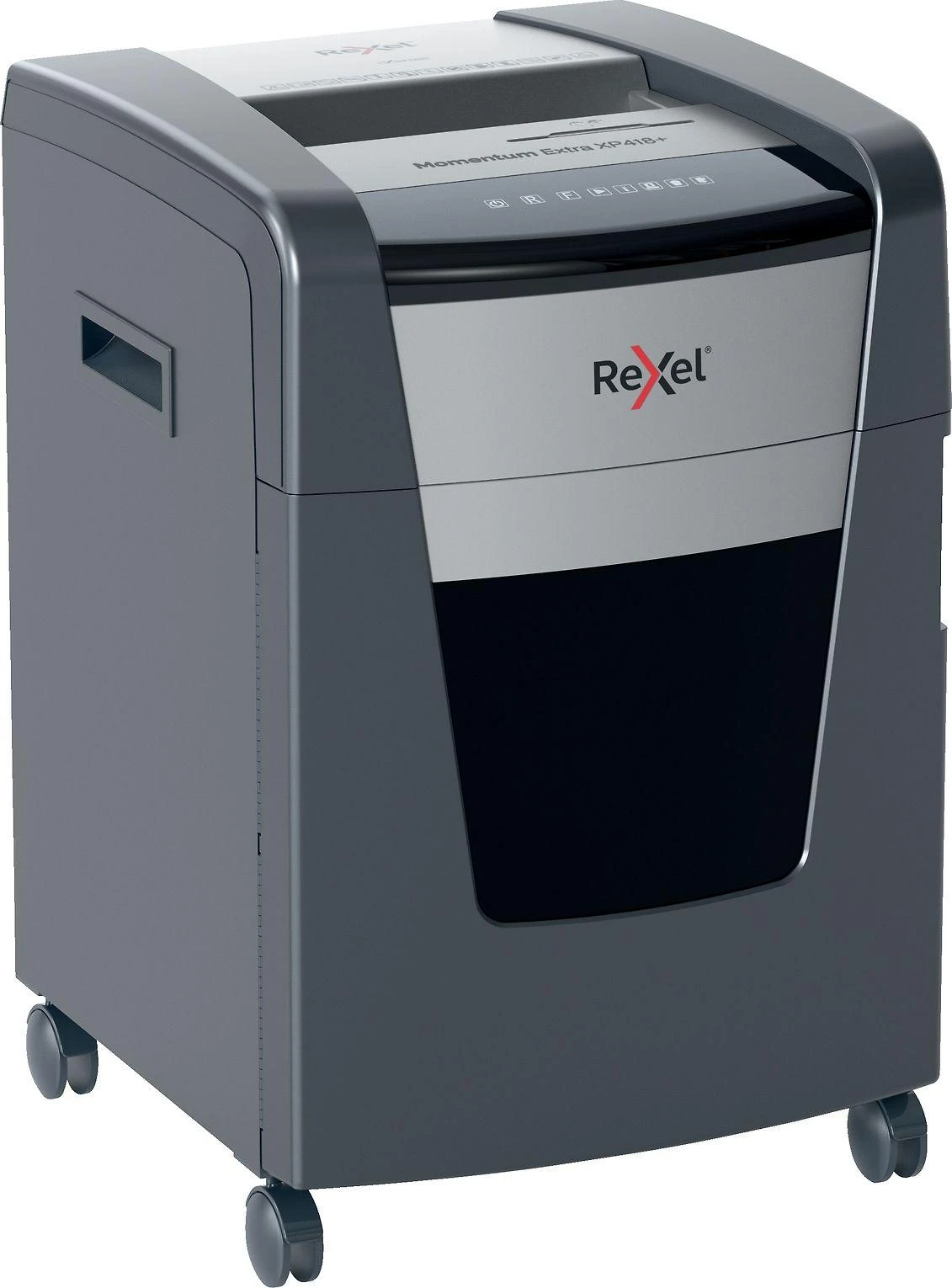 Rexel Momentum XP418+ popieriaus naikintuvas su ratukais