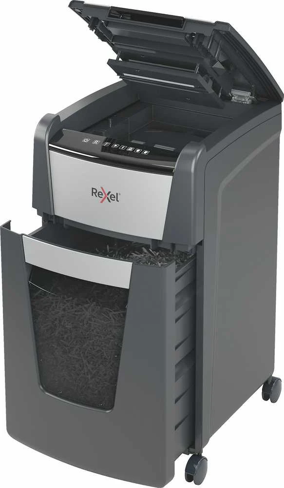 Automatinis dokumentų naikiklis Rexel Optimum Autofeed 225X, 4x25mm, P4, 60l
