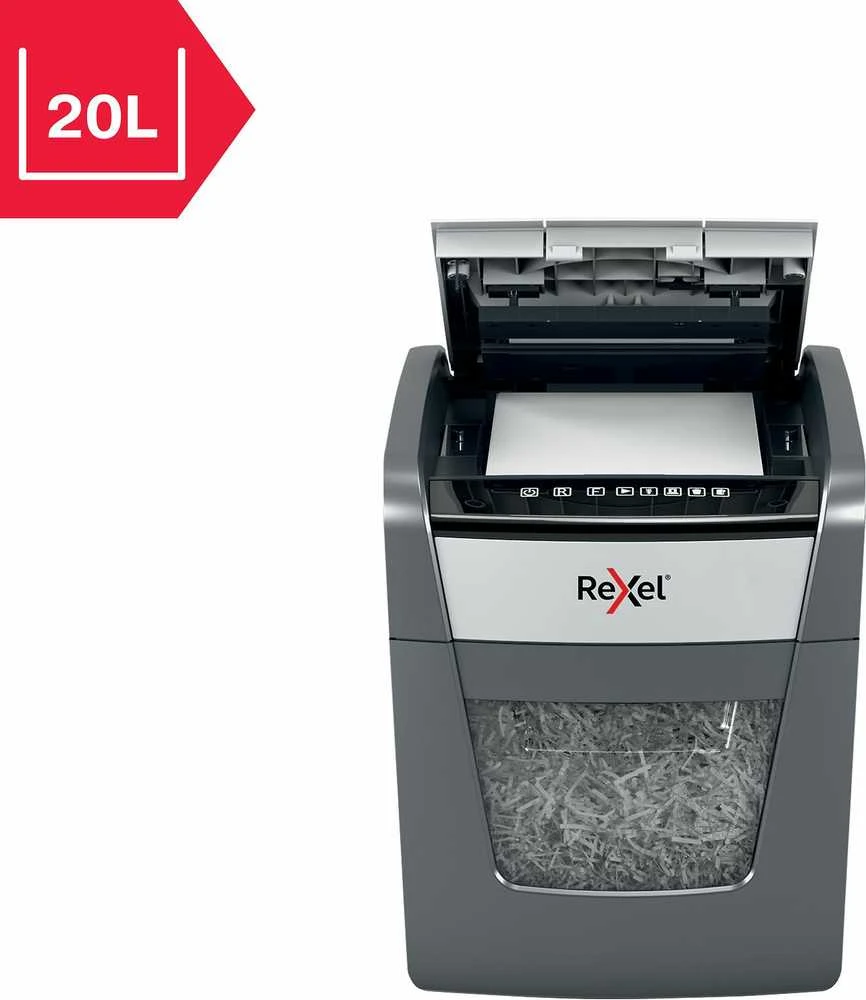 Rexel Optimum AutoFeed+ 45X atidarytu dangčiu