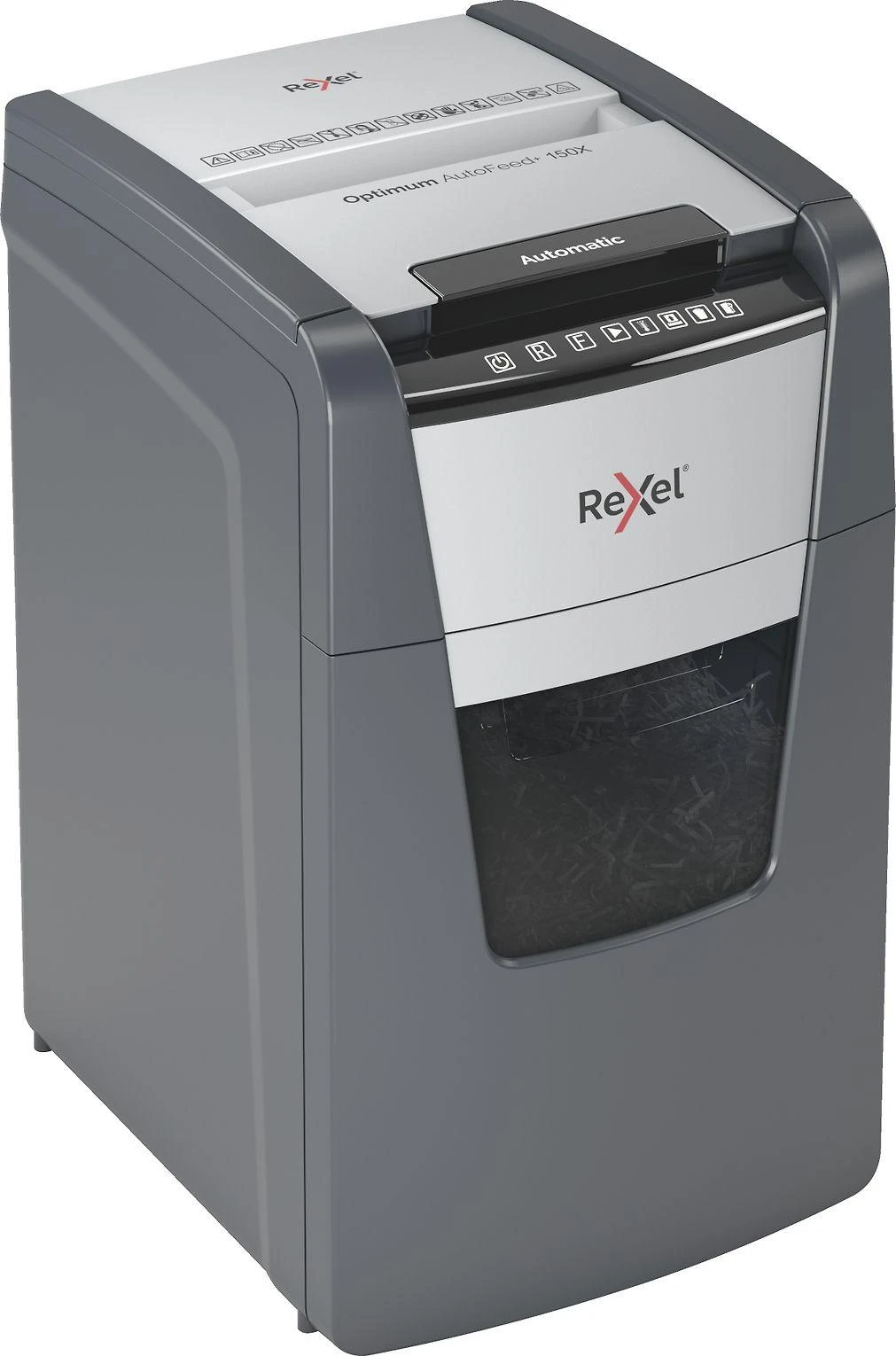 Automatinis dokumentų naikiklis Rexel Optimum Autofeed 150X, 4x28mm, P4, 44l
