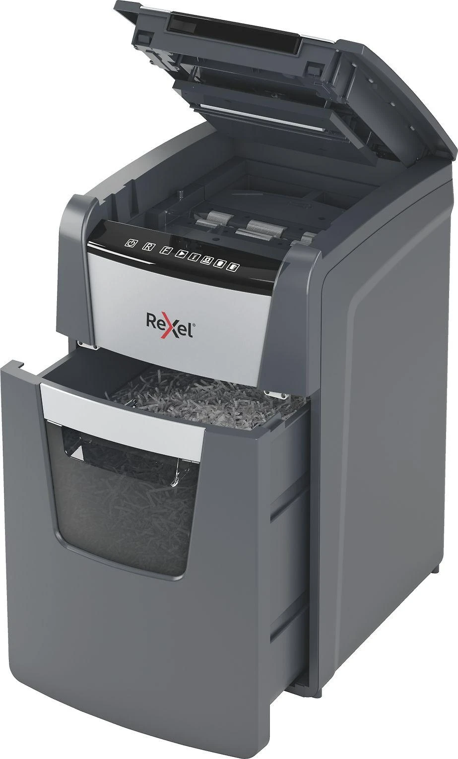 Automatinis dokumentų naikiklis Rexel Optimum Autofeed 150X, 4x28mm, P4, 44l