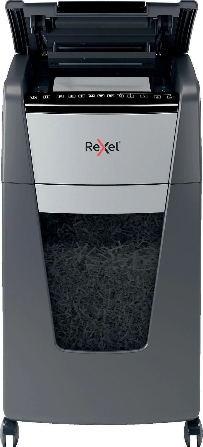 Automatinis dokumentų naikiklis Rexel Optimum Autofeed 300X, 4x25mm, P4, 60l