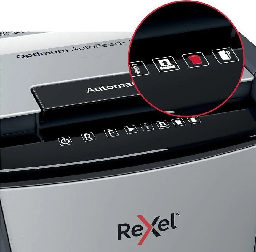 Automatinis dokumentų naikiklis Rexel Optimum Autofeed 300X, 4x25mm, P4, 60l