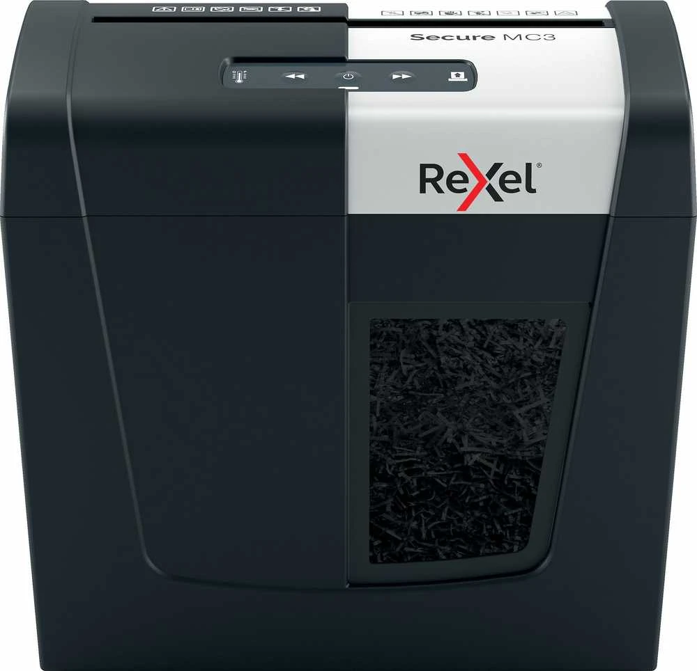 Rexel Secure MC3 dokumentų smulkintuvas su atliekų indikatoriumi