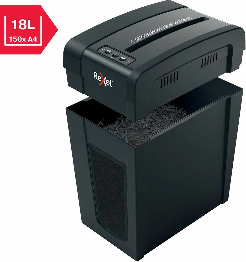 Dokumentų naikiklis Rexel Secure MC4, Whisper-Shred™, P-5, 2x15mm, 14L