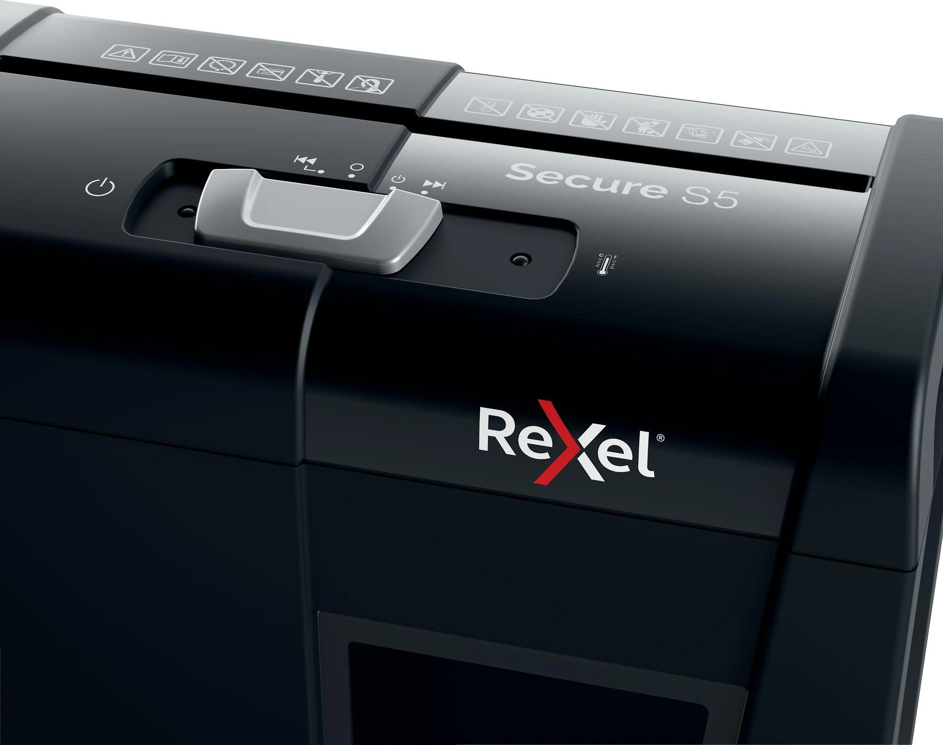 Dokumentų naikiklis Rexel Secure S5 Strip P2, 5 lapai, 10L